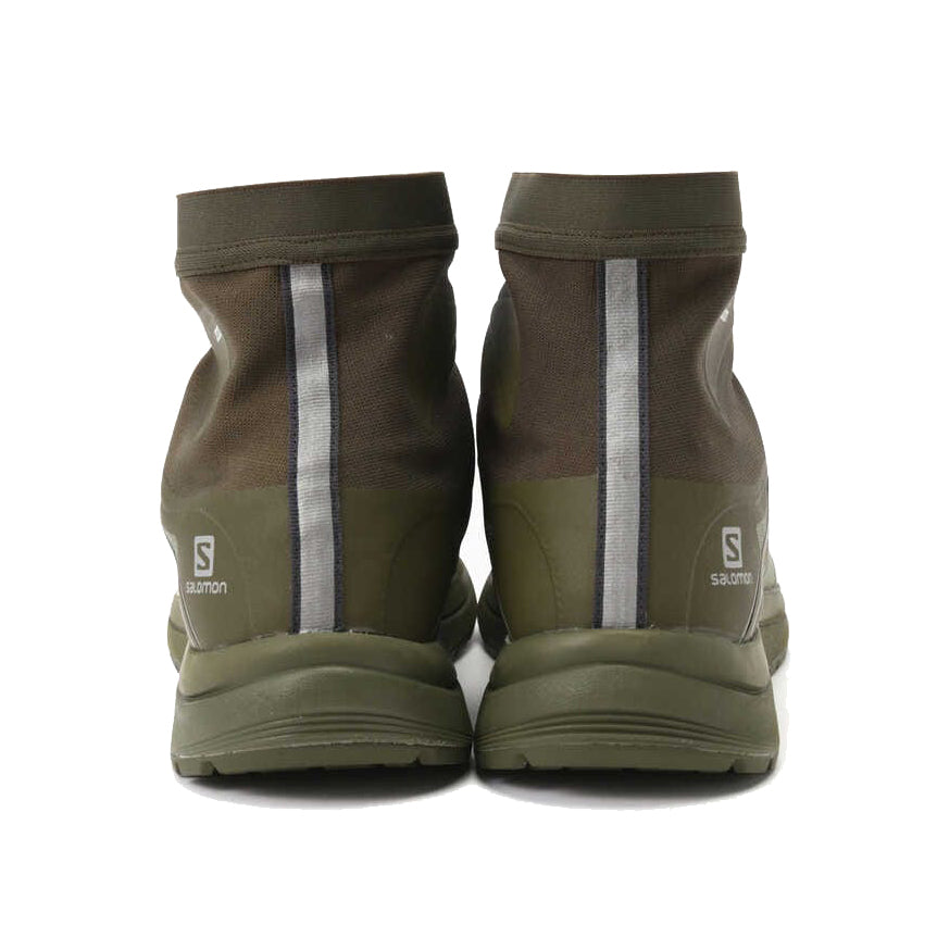 AND WANDER reflective highcut sneakers by SALOMON