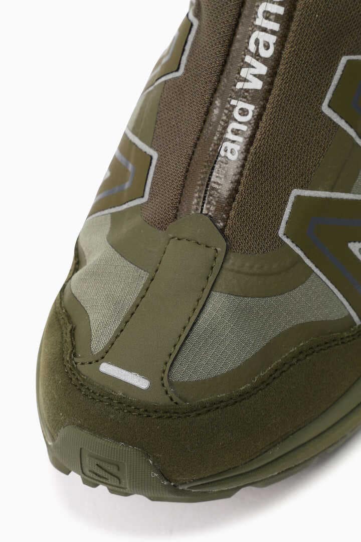 AND WANDER reflective highcut sneakers by SALOMON