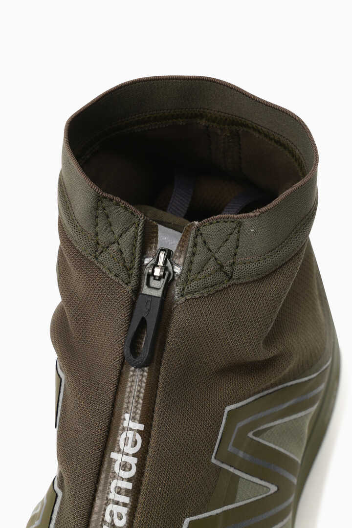 AND WANDER reflective highcut sneakers by SALOMON