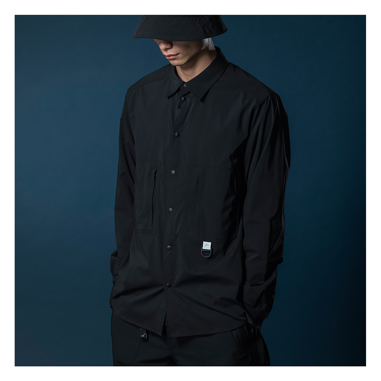 CAYL Stretch Nylon Hiker Shirts- Black