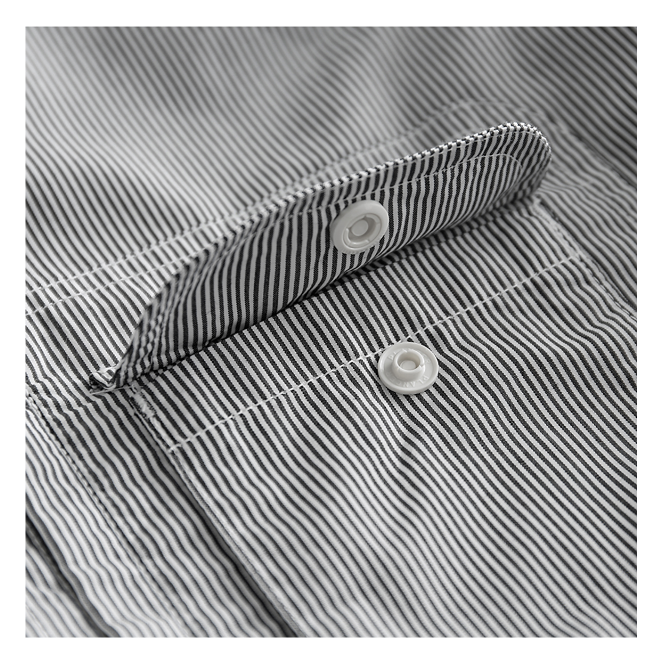 CAYL Double Pocket Hiker Shirts- Black Stripe