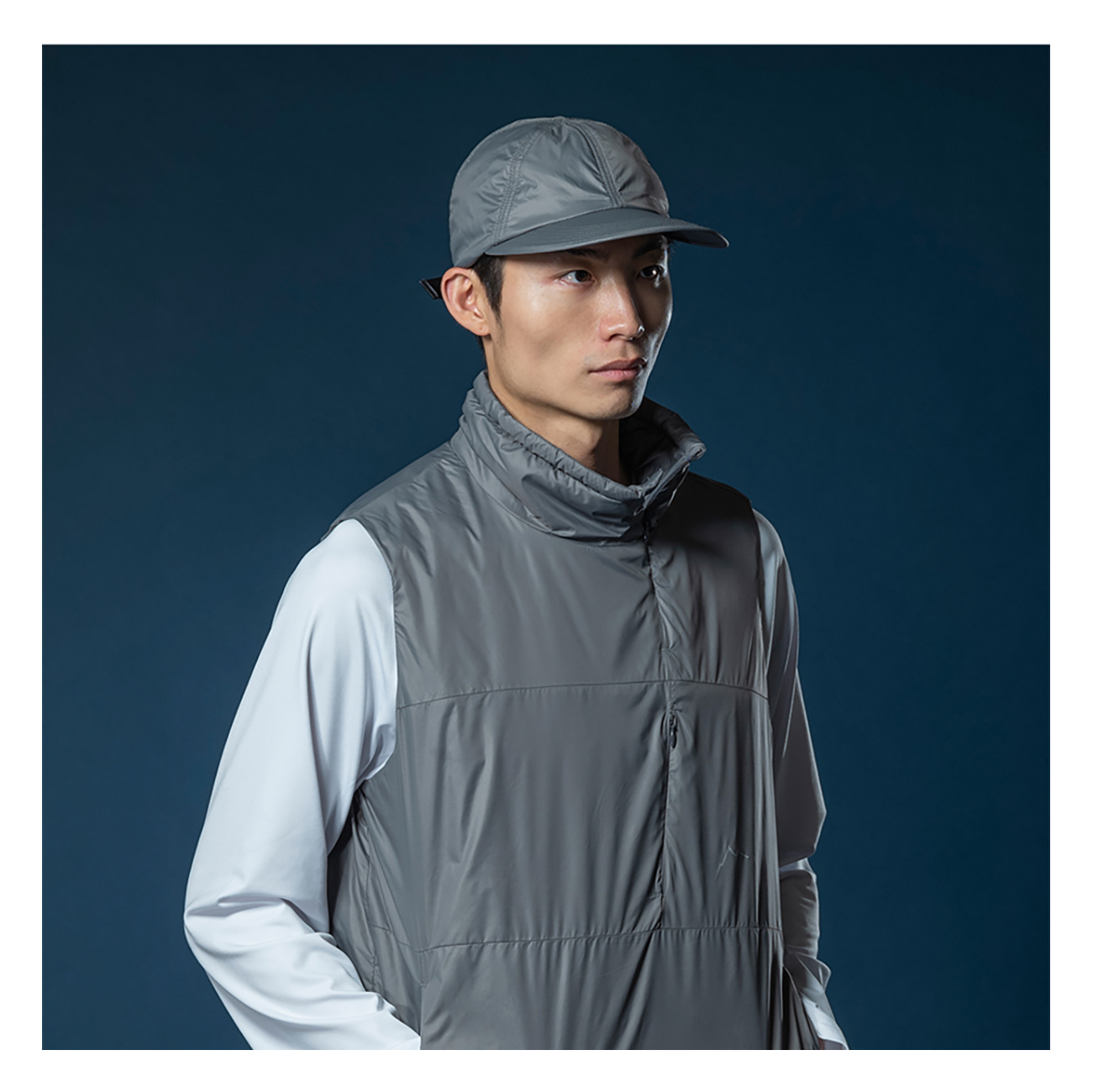 CAYL Quantum 6 panel Cap- Grey