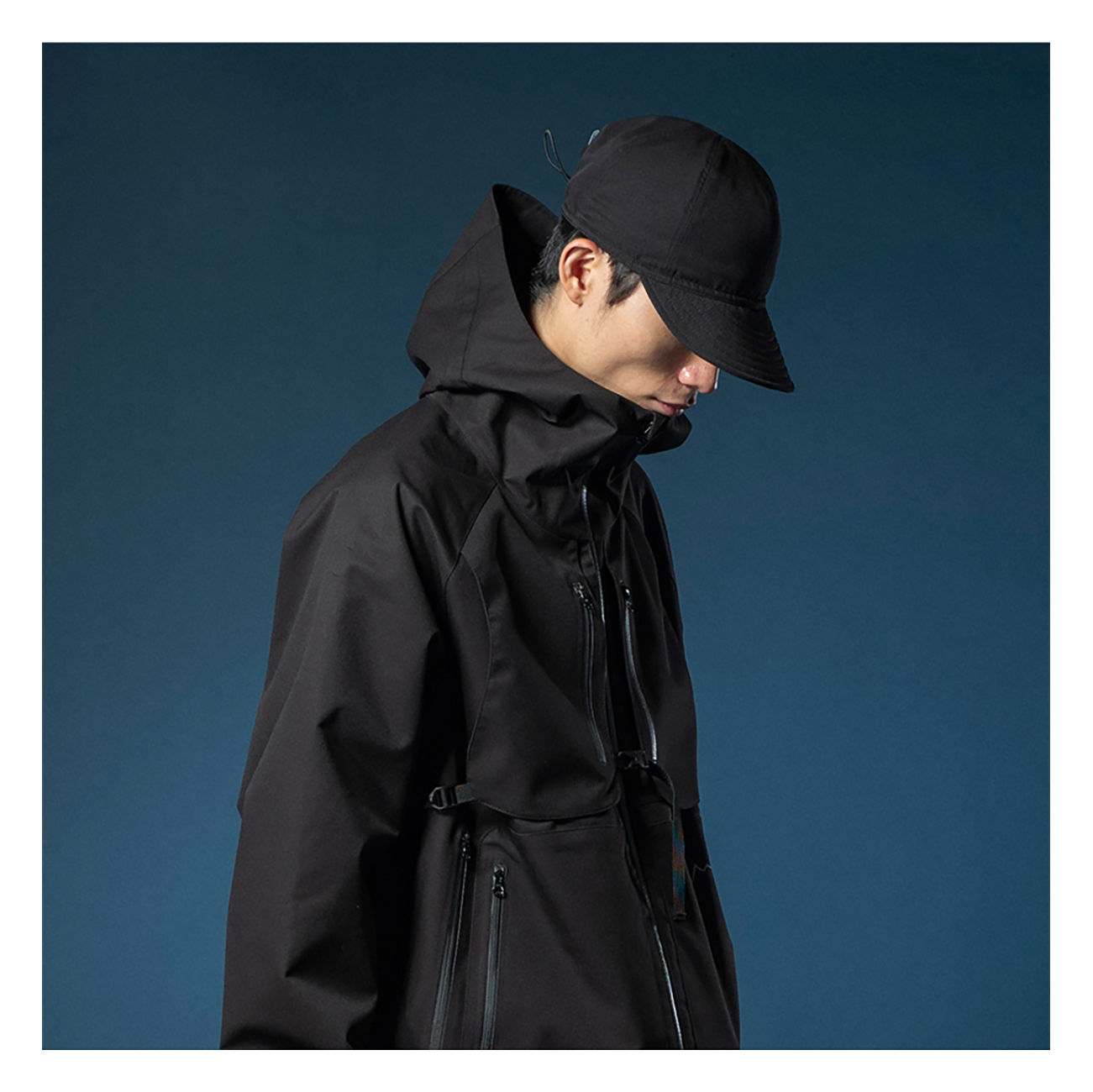 CAYL Poly Hiker Cap- Black