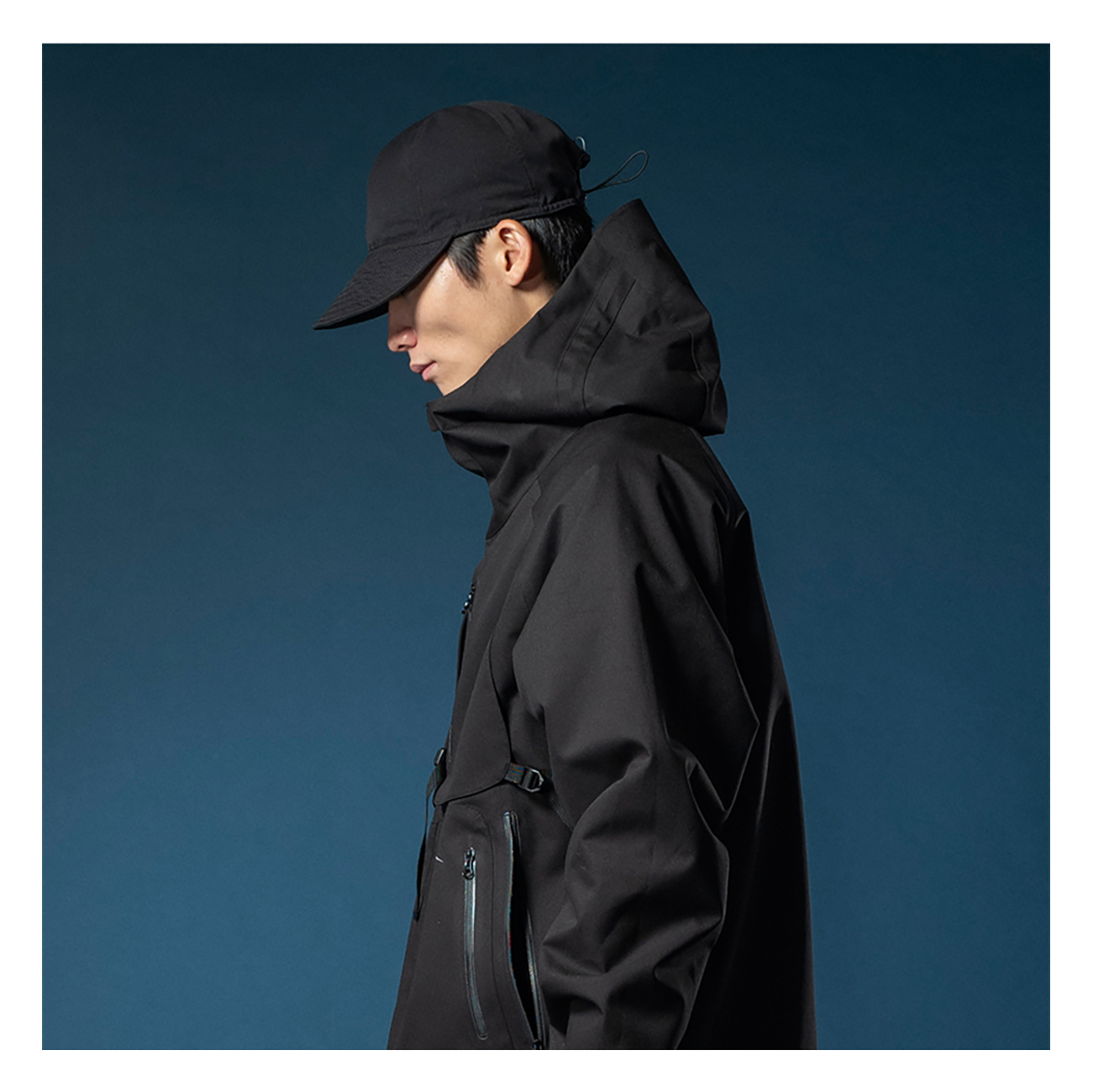 CAYL Poly Hiker Cap- Black