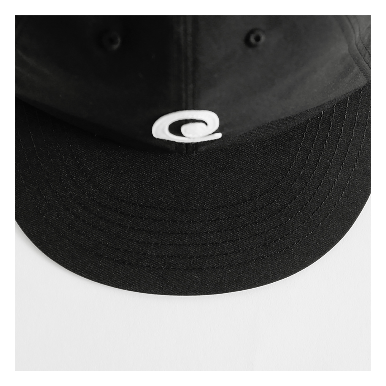 CAYL Poly 6 Panel Cap- Black