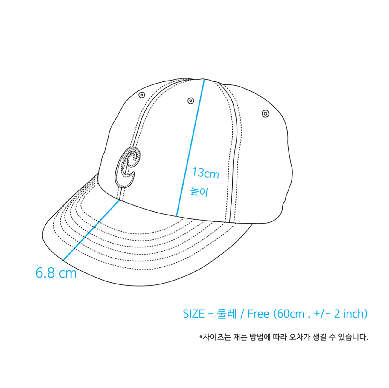 CAYL Poly 6 Panel Cap- Black