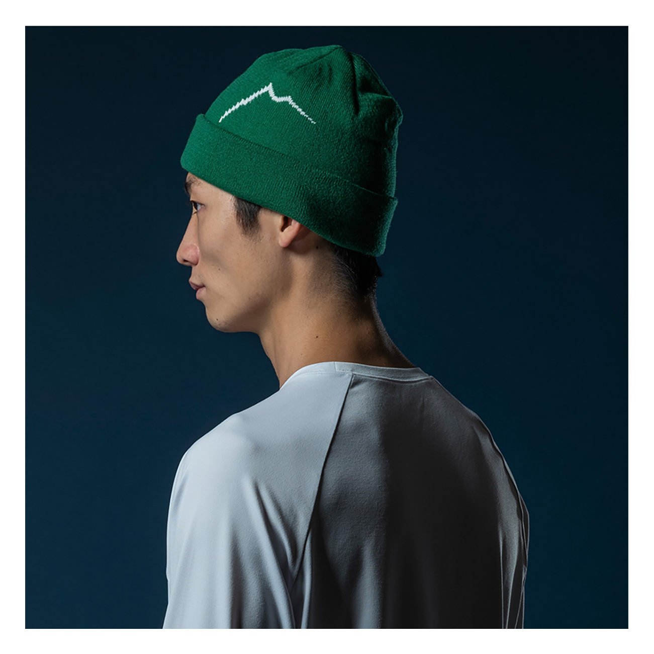 CAYL Acrylic Beanie Long- Green