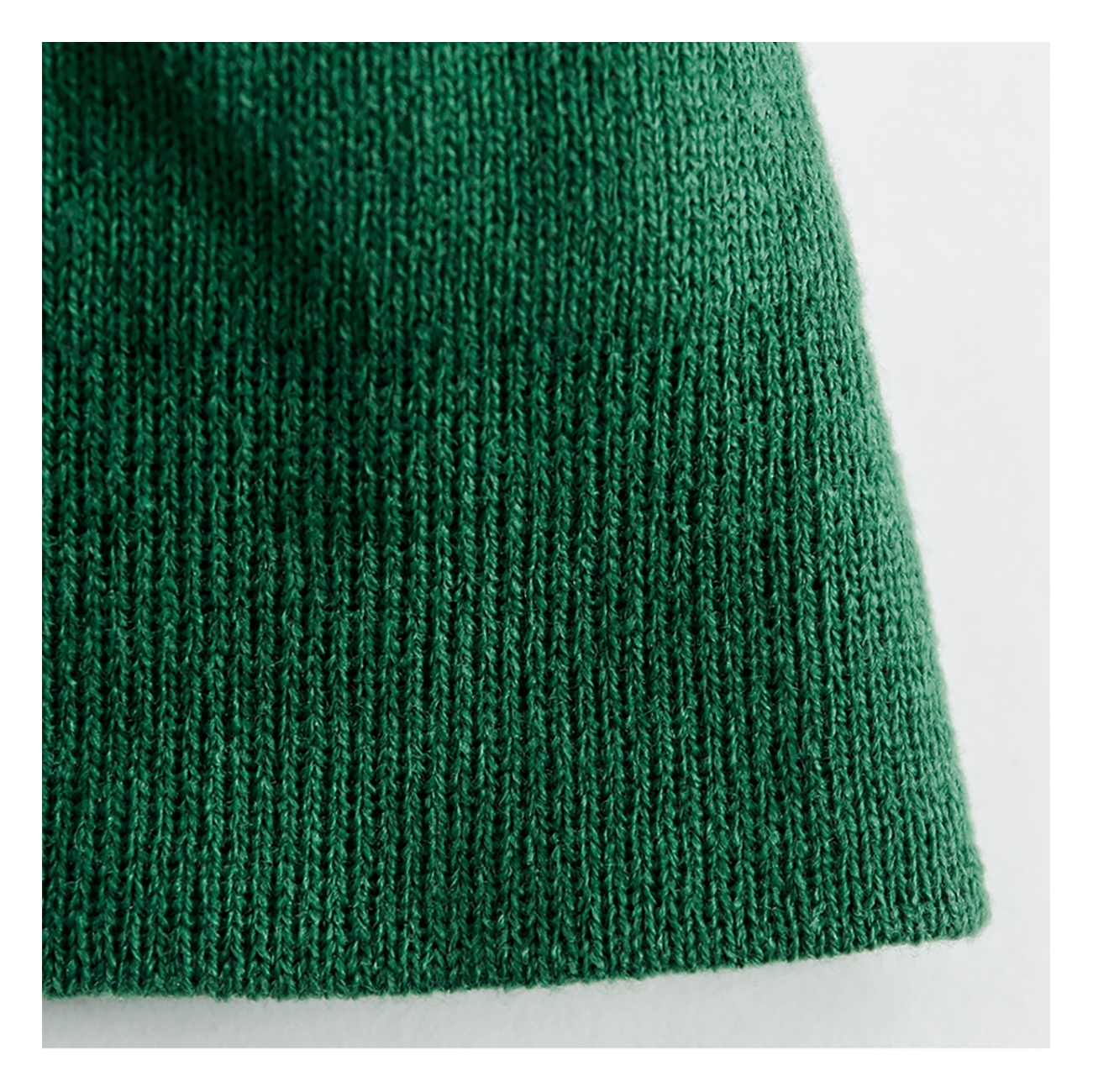 CAYL Acrylic Beanie Short- Green