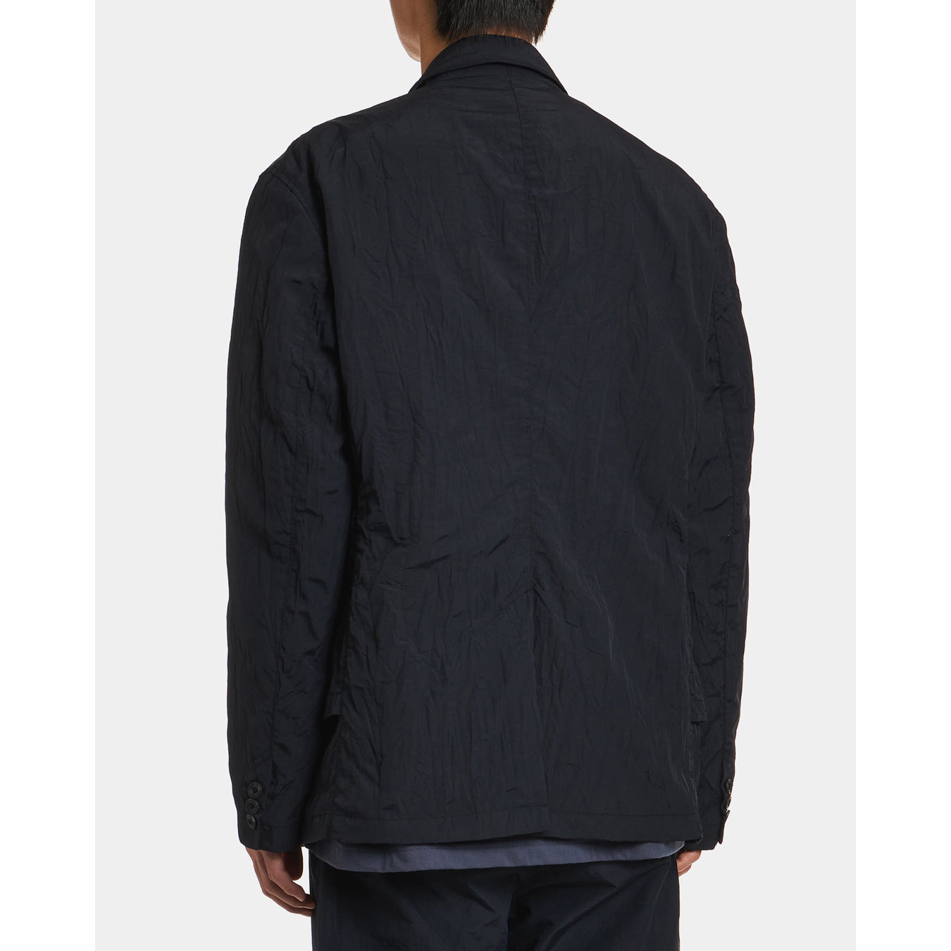 UNAFFECTED UN-FW21JK06 LAYERED JACKET- BLACK