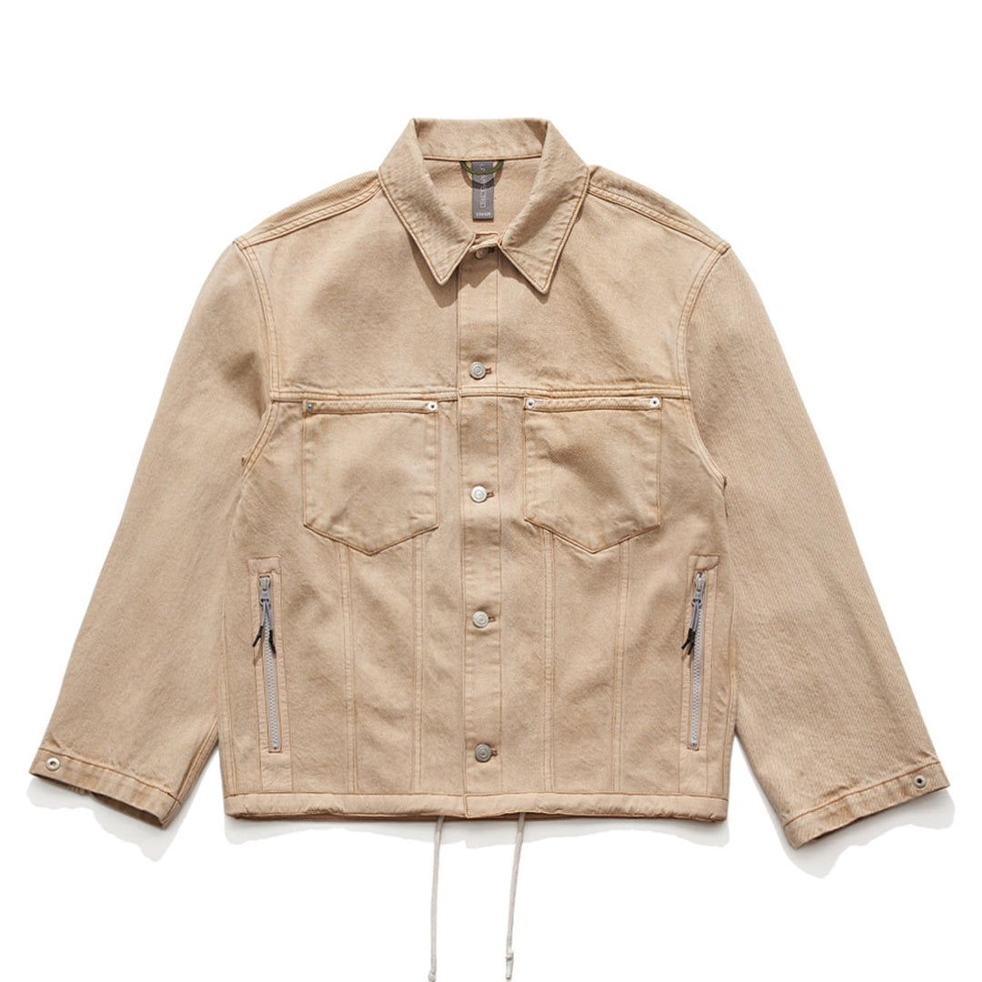 UNAFFECTED UN-FW21JK04 TRUCKER JACKET- DYED ECRU