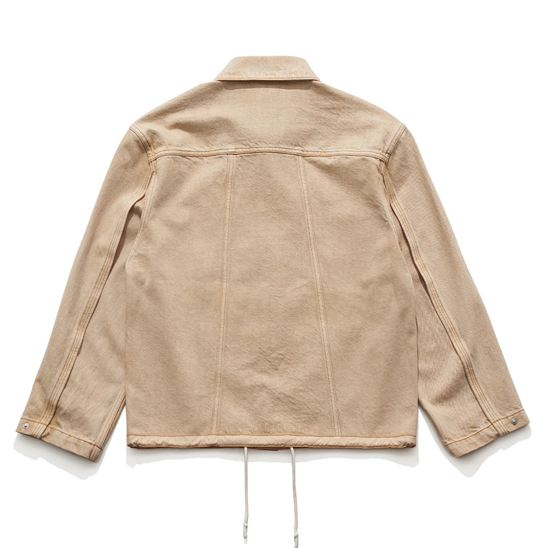 UNAFFECTED UN-FW21JK04 TRUCKER JACKET- DYED ECRU