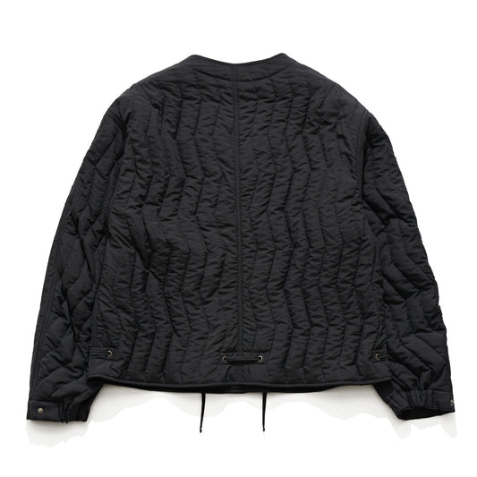 UNAFFECTED UN-FW21JK08 QUILTED CARDIGAN- BLACK