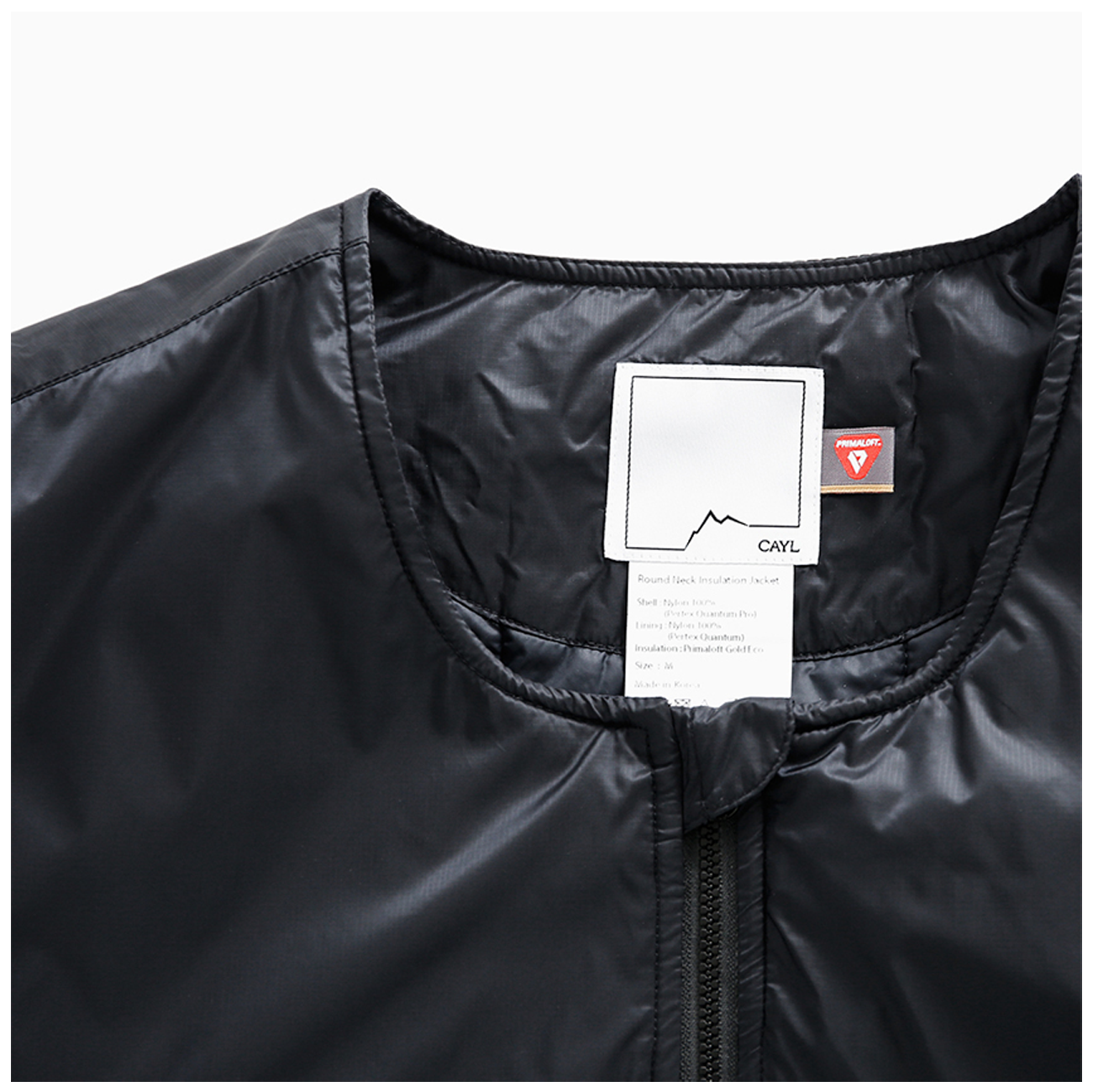 CAYL Roundneck Insulation Jacket- Black