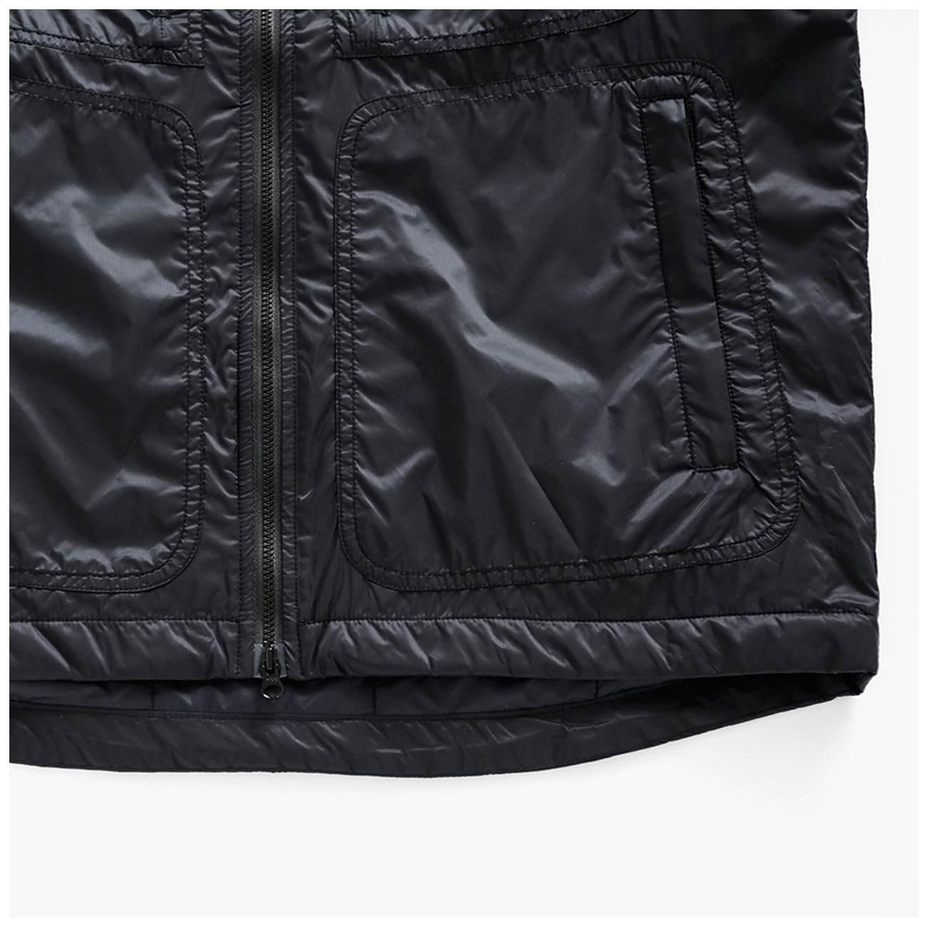 CAYL Roundneck Insulation Jacket- Black