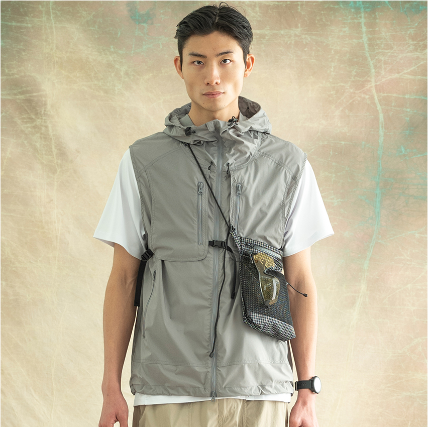 CAYL Buckle Wind Vest -Grey