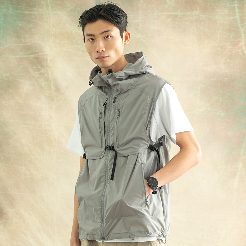 CAYL Buckle Wind Vest -Grey