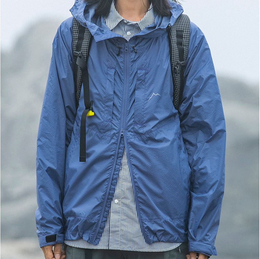 CAYL RIPSTOP NYLON JACKET / Light Blue