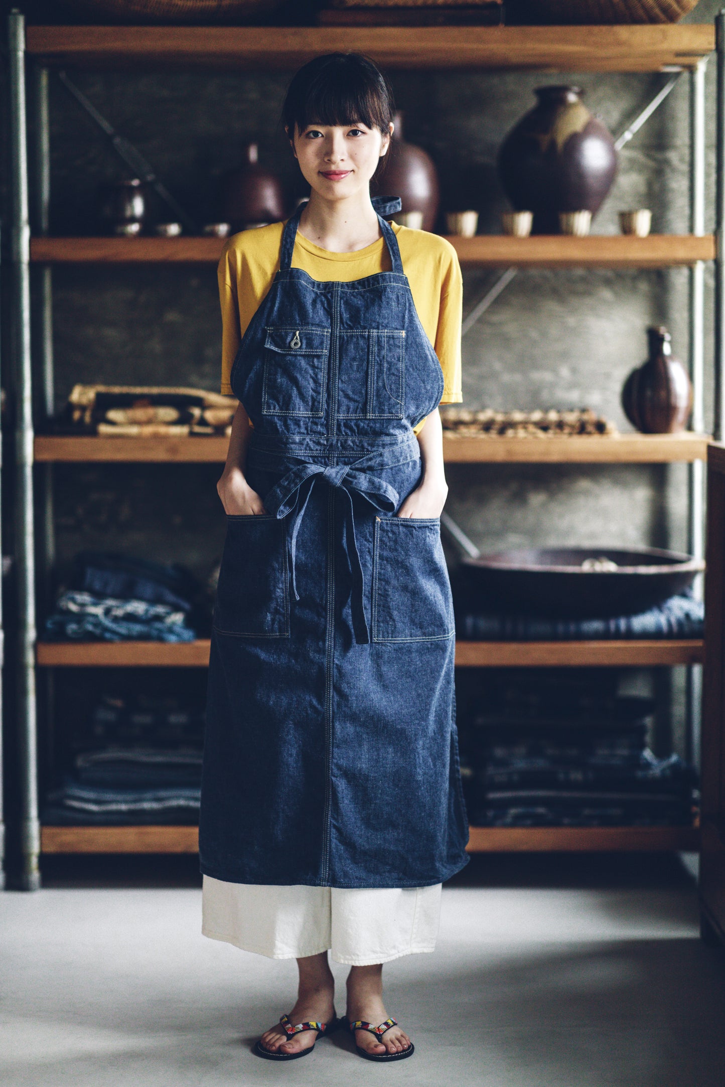 ORSLOW 03--028 Denim Apron