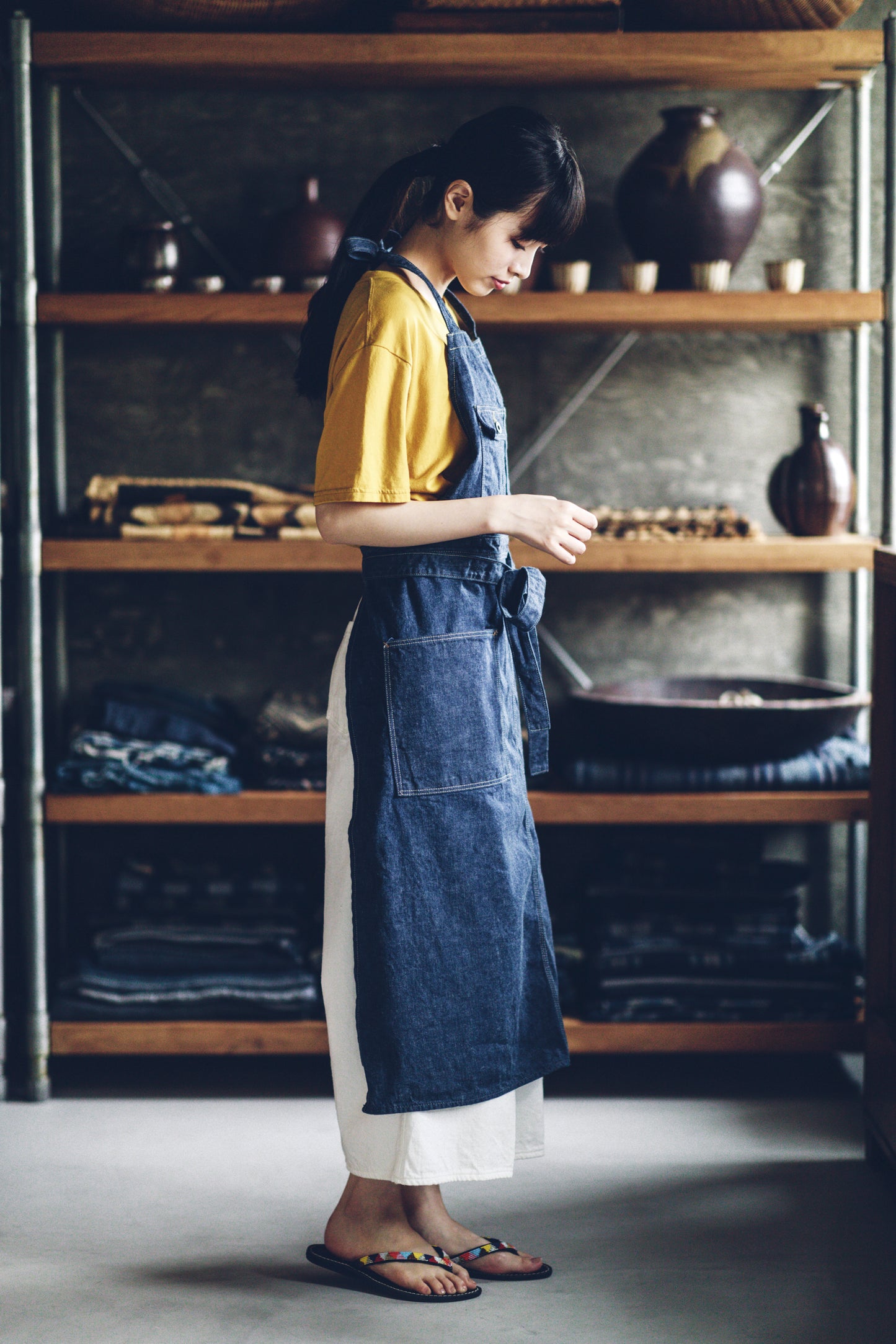 ORSLOW 03--028 Denim Apron