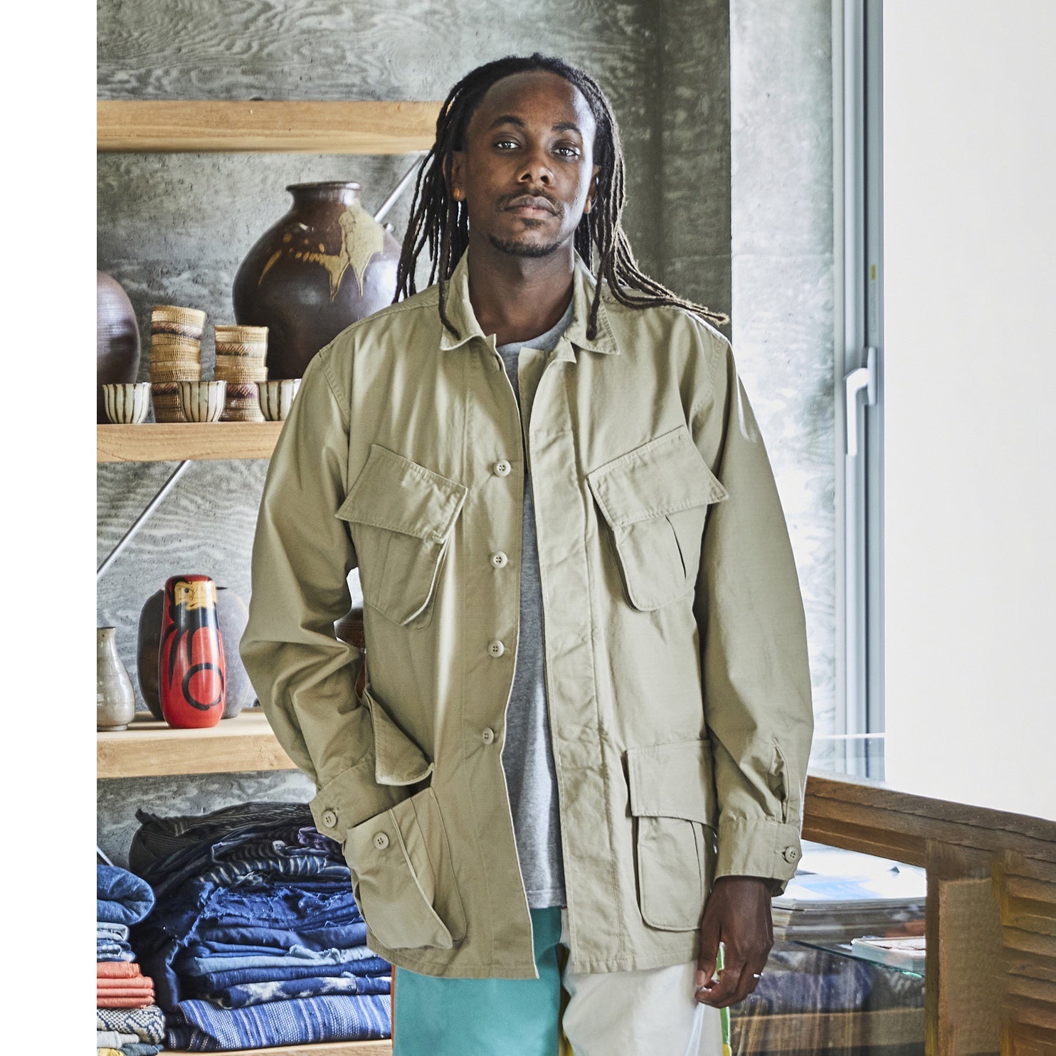orslow /US ARMY TROPICAL JACKET S オアスロウ orSlow - U.S. Army