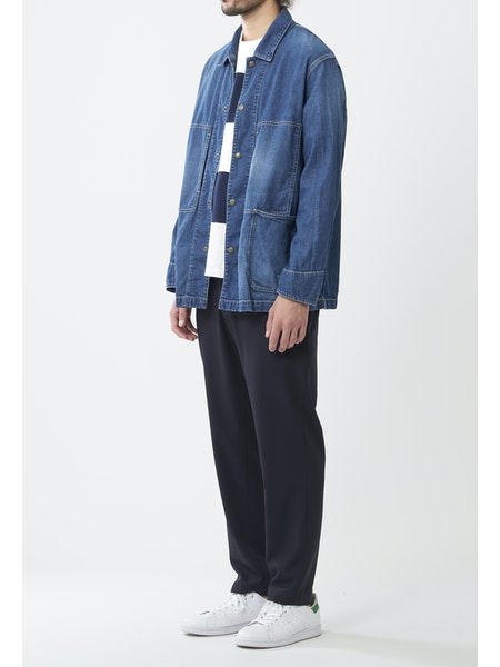 SAGE DE CRET DENIM COVERALL JACKET