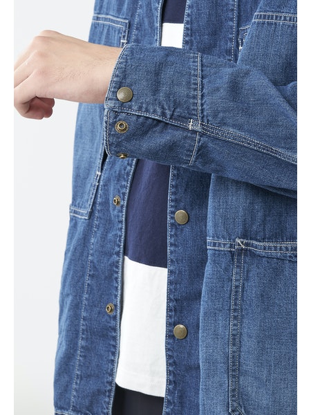 SAGE DE CRET DENIM COVERALL JACKET