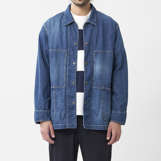 SAGE DE CRET DENIM COVERALL JACKET