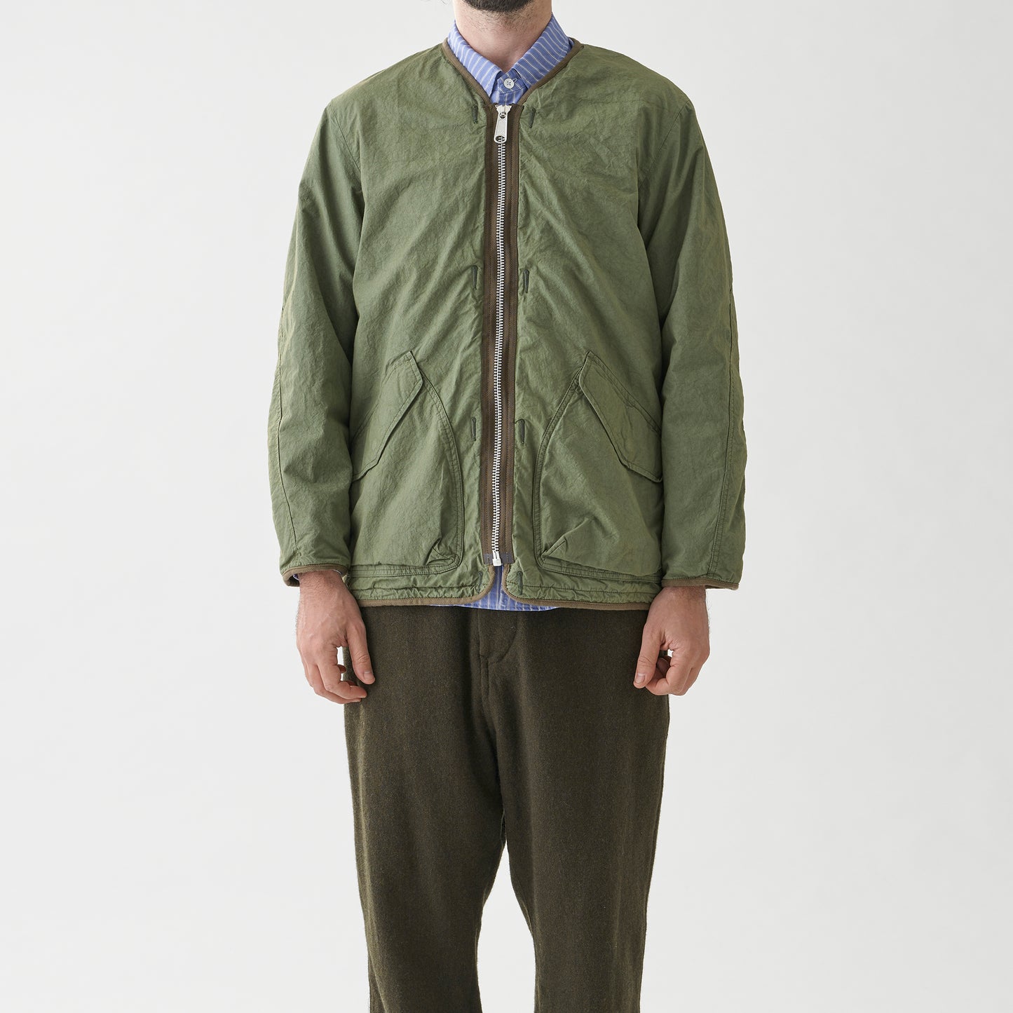 SAGE DE CRET 31-10-3170 Reversible No Collar Jacket 3170_43