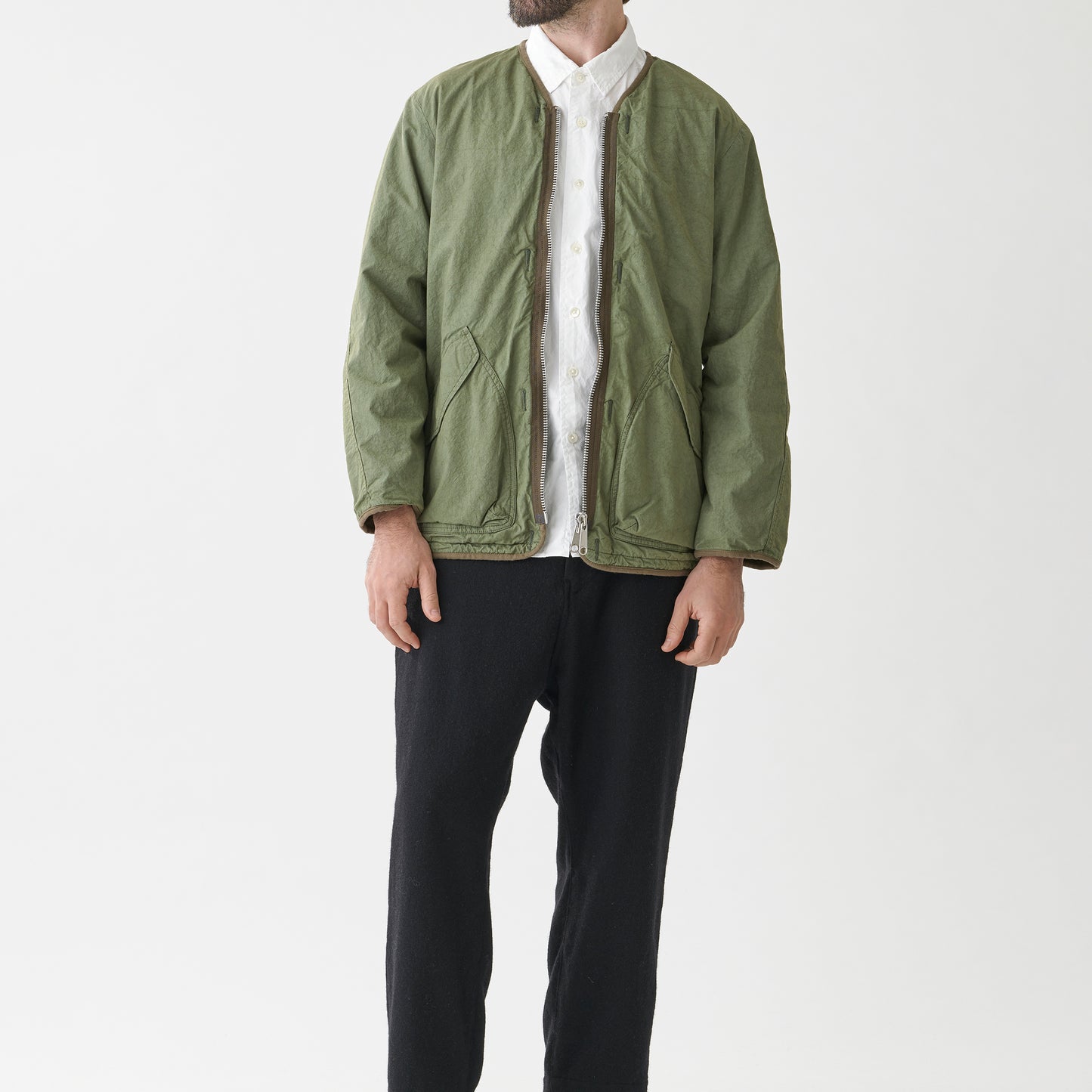SAGE DE CRET 31-10-3170 Reversible No Collar Jacket 3170_43