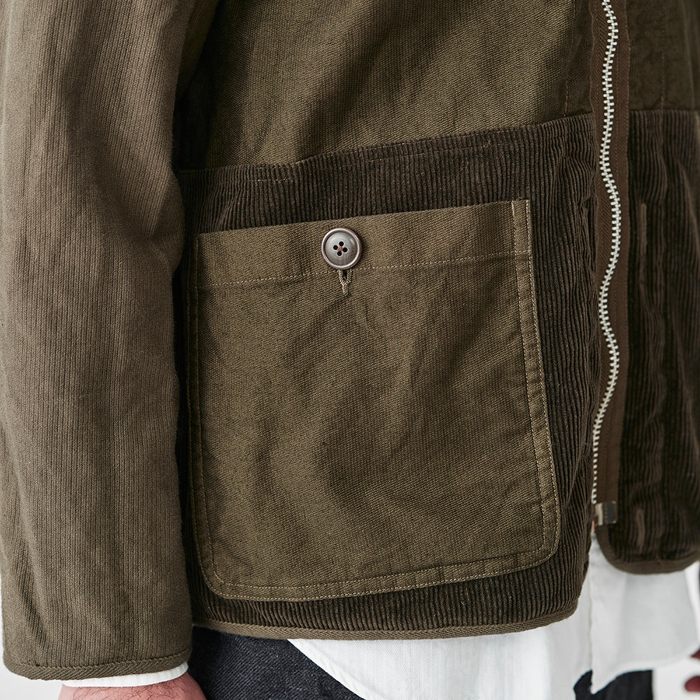 SAGE DE CRET 31-20-3208 Reversible liner type Jacket - Brown 60