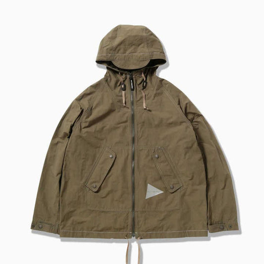 AND WANDER nylon taffeta hoodie