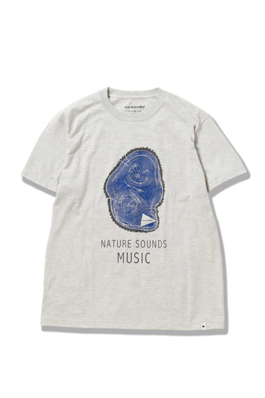 AND WANDER AW01-JT142 printed T woodprint