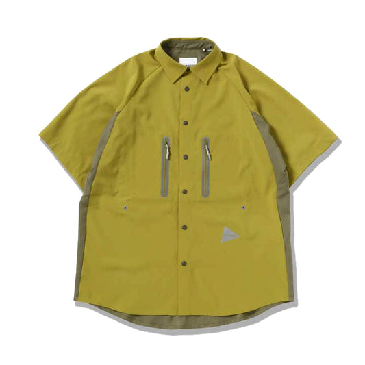 AND WANDER tech short sleeve shirt