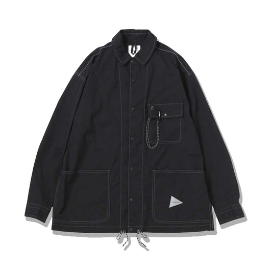 AND WANDER dry rip shirt Black