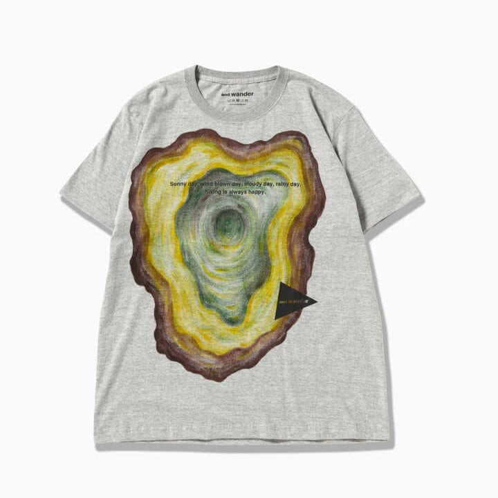 AND WANDER hand painted stump T
