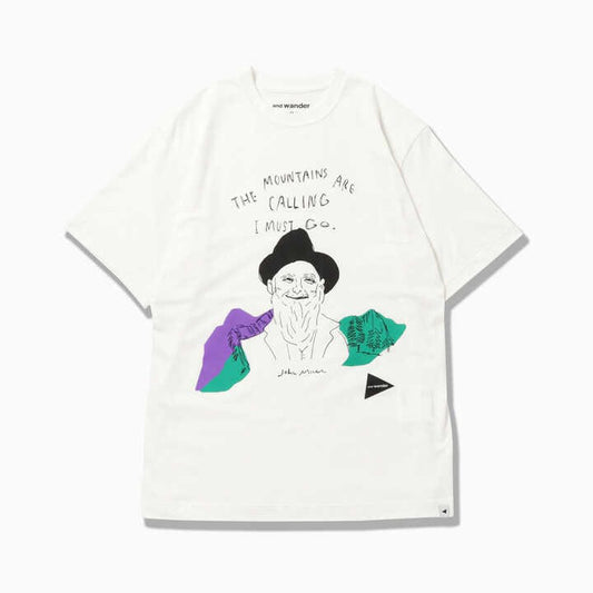 AND WANDER john muir by YUKO SAEKI short sleeve T