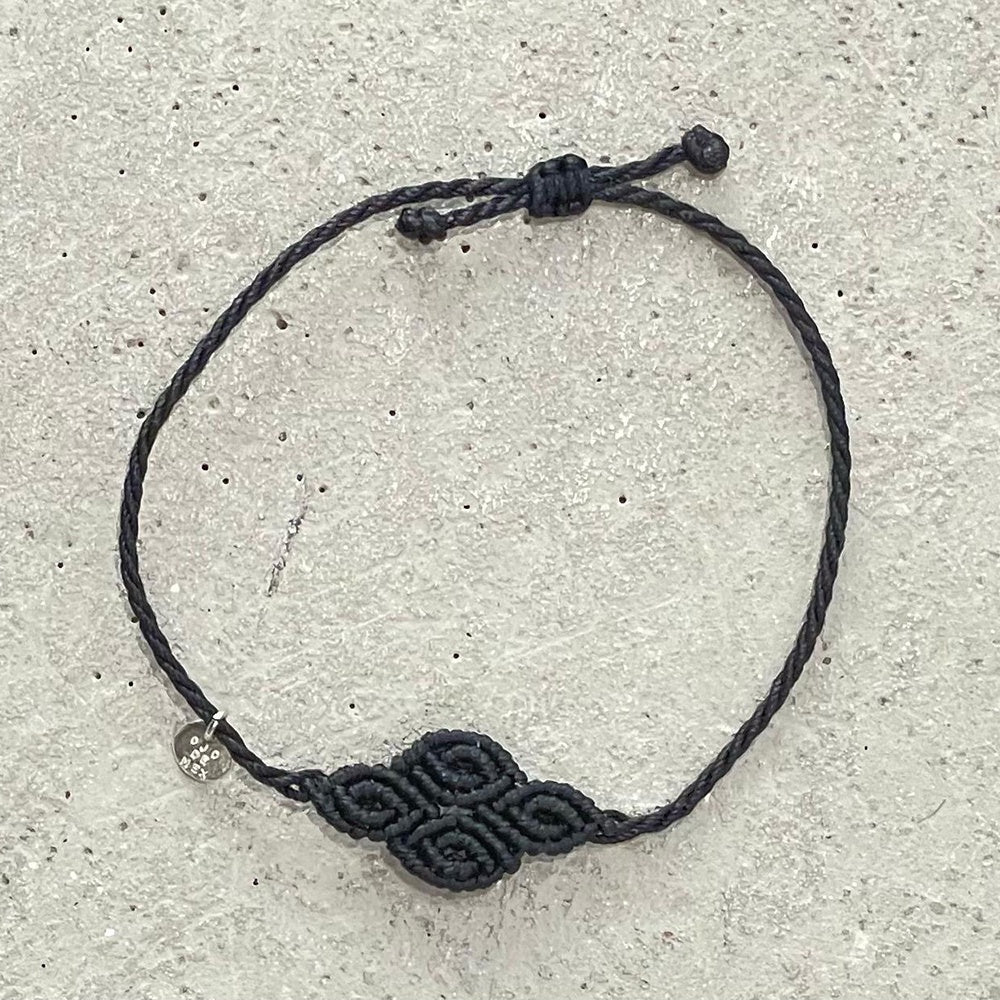 OJO DE MEX MACRAME DMT Bracelet -Black