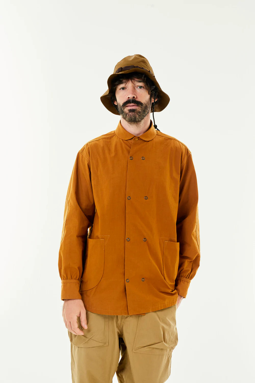 NORBIT HNJK-044 Front Double Shirts Jacket -Coyote