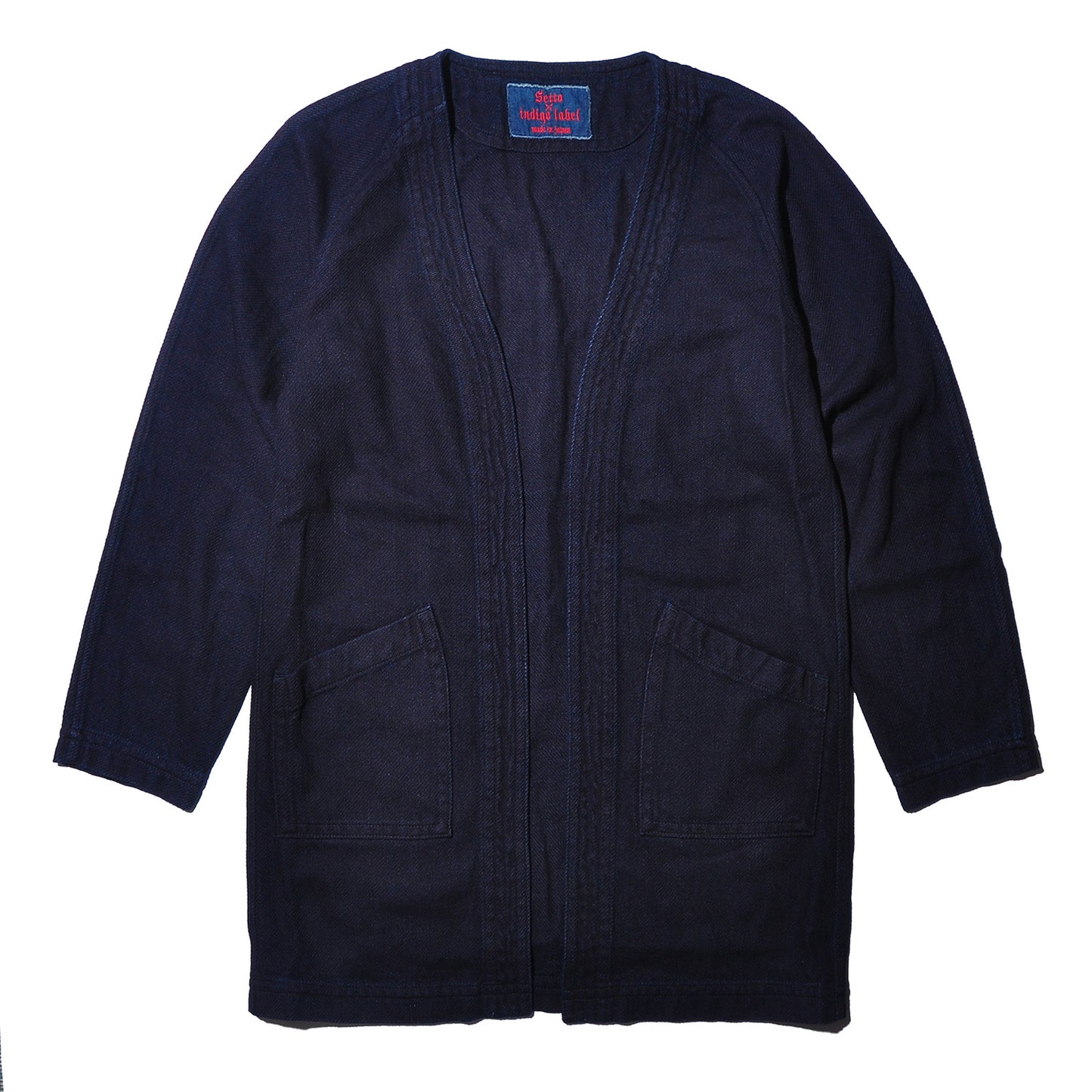 SETTO X INDIGO LABEL BLX-JK-025 Indigo Stich Haori Coat