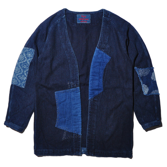 SETTO X INDIGO LABEL BLX-JK-028 Indigo Stich Haori