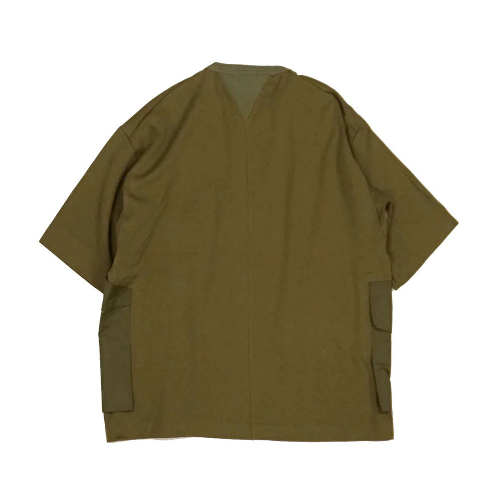 NORBIT HNCS-016 Side Pocket Big T-Shirts -Olive