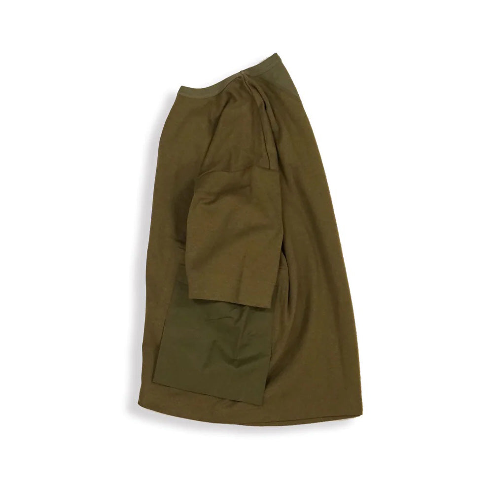 NORBIT HNCS-016 Side Pocket Big T-Shirts -Olive