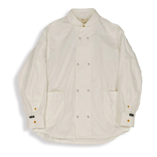 NORBIT HNJK-044 Front Double Shirts Jacket -White