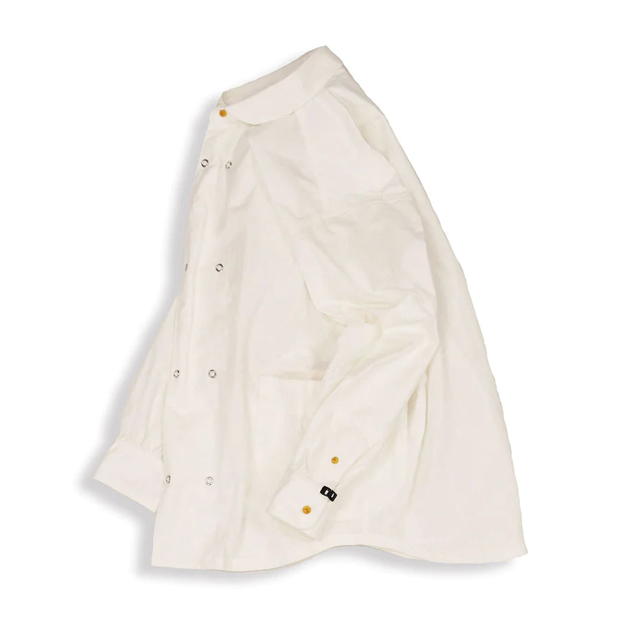 NORBIT HNJK-044 Front Double Shirts Jacket -White