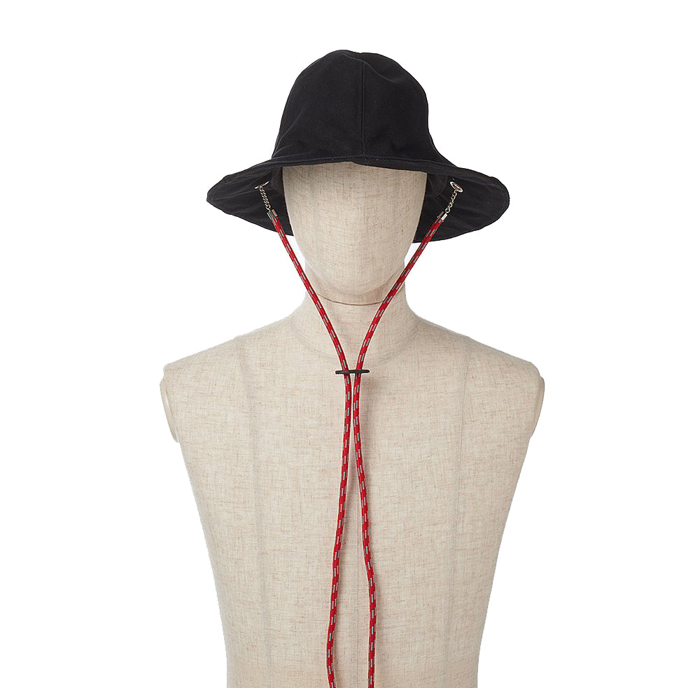 KIJIMA TAKAYUKI PARAFFIN TULIP HAT BLACK