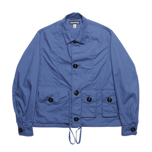 MONITALY M29007 MILITARY SERVICE JACKET TYPE A - LT POPLIN SLATE