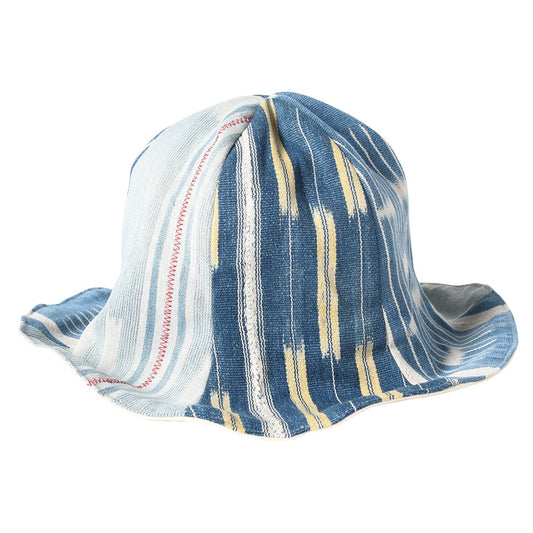 MONITALY HAT (Handwoven African Cloth Stripe)