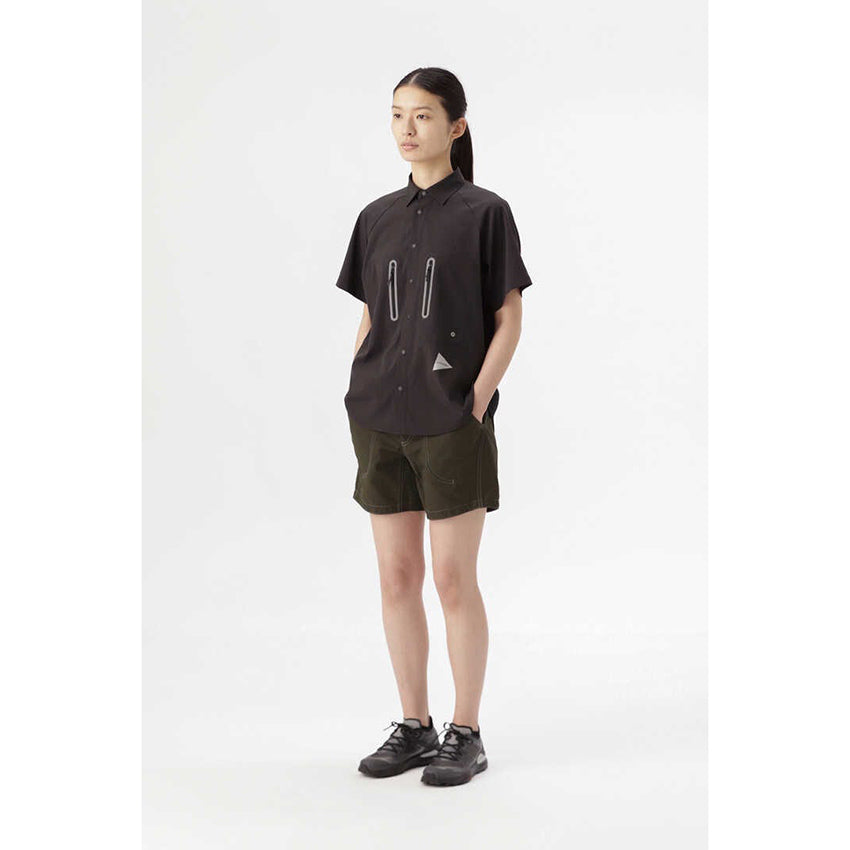 AND WANDER 60/40 cloth short pants (M) khaki