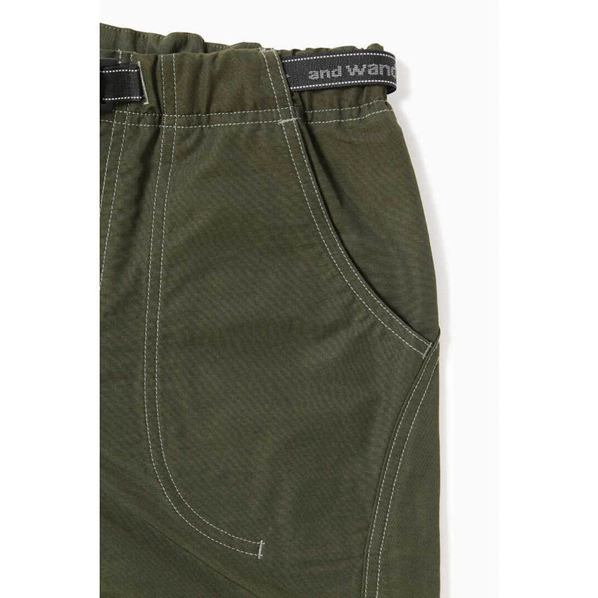 AND WANDER 60/40 cloth short pants (M) khaki