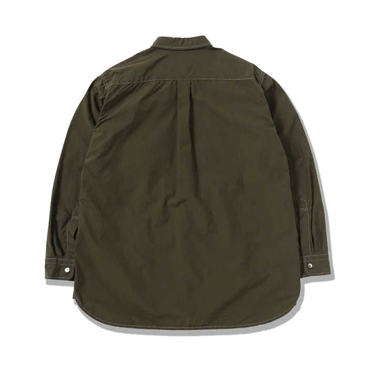 AND WANDER CORDURA cotton rip shirt khaki